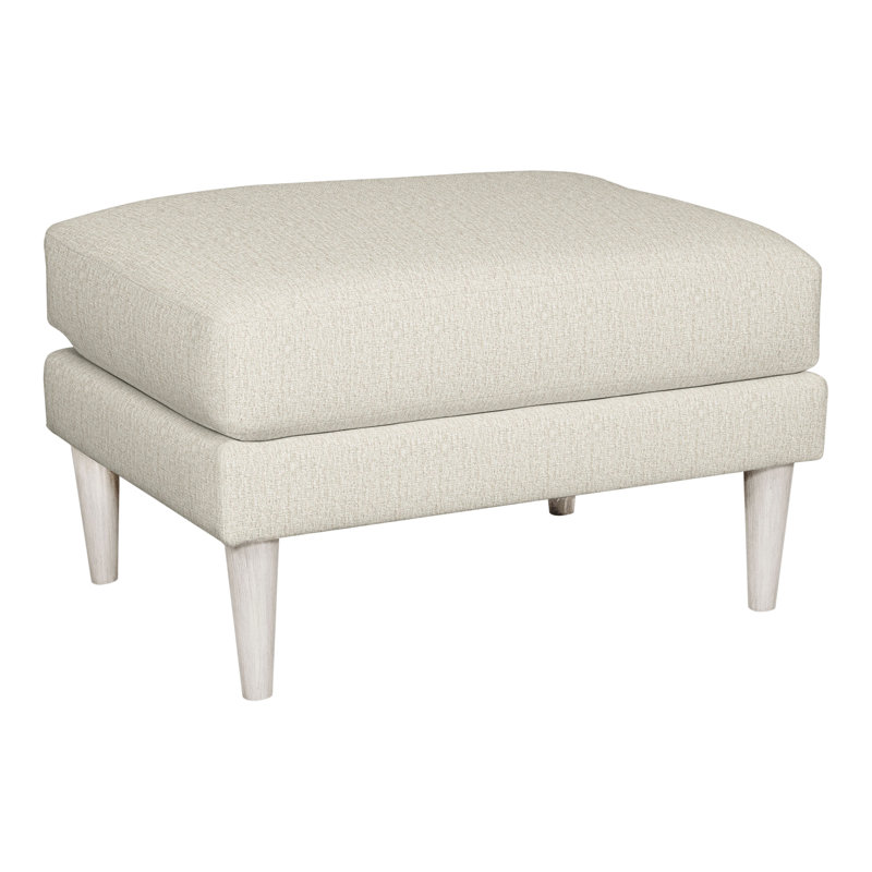 Repose-pieds Thea, Chenille Crypton® neige Nomad, Casablanca