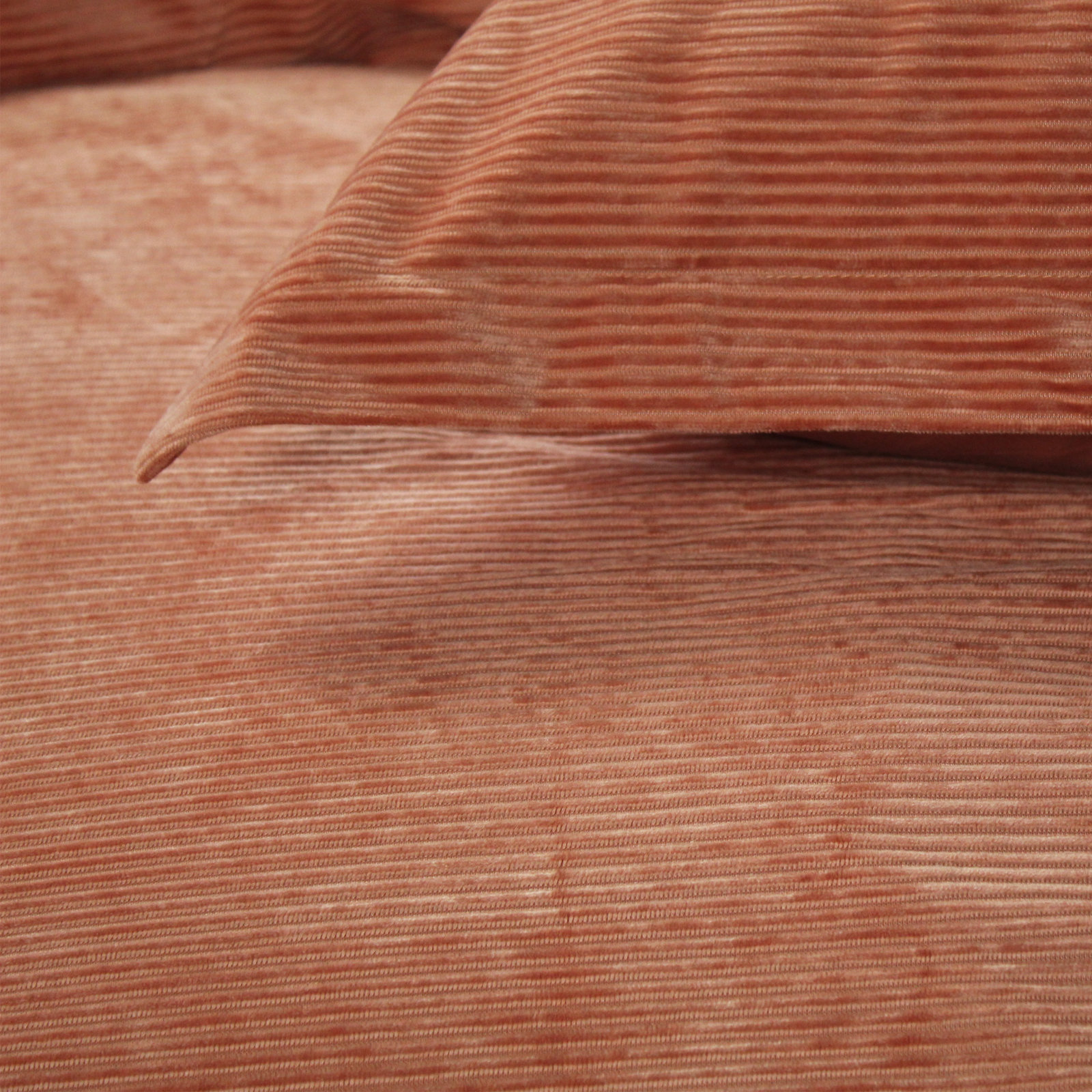 Bluford Duvet Cover Set, King Duvet Cover + 2 King Shams, Orange