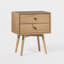 Solid Wood Bedside Table-1408516506