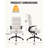 Ergonomic Executive Chair with Flip-up Armrests and Inflatable Lumbar Support-699419627