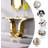 Shawanda 50" White and Gold Console Table