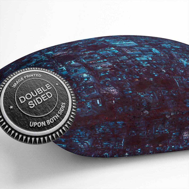Square Throw Cushion, 40cm H x 40cm W x 15cm D