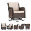 Ensemble de chaises berçantes 3 pièces-1197910678
