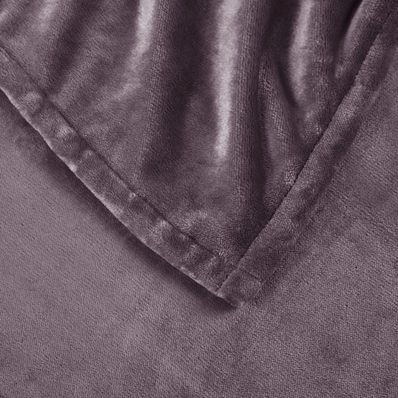 Couverture chauffante moelleuse, Grand, Violet