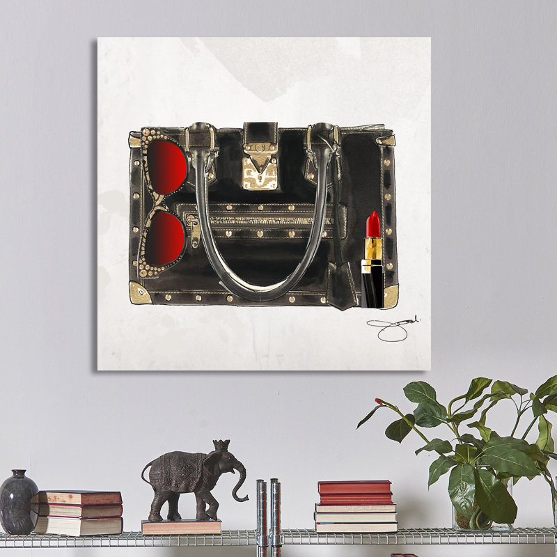 " Lady Boss ", 18" H x 18" W x 1" D, Wrapped Canvas