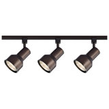 Ensemble de rail d'éclairage 3 lumières 48 "48"