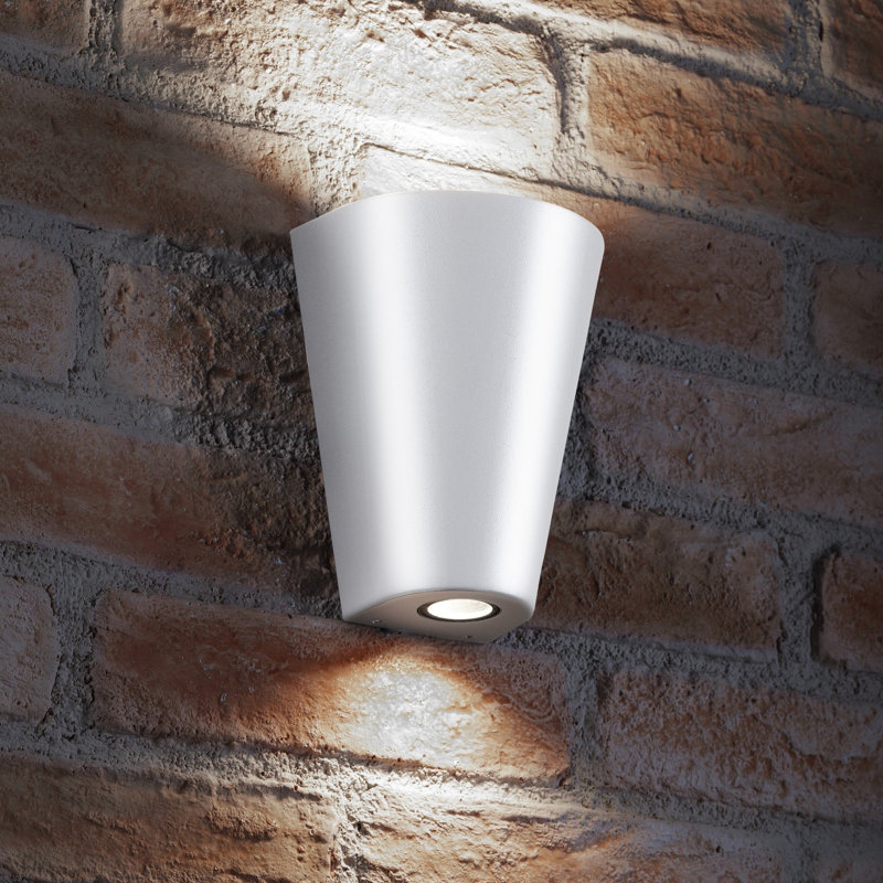 Caulders 2 - Bulb 39.62cm H Outdoor Flush Mount, White
