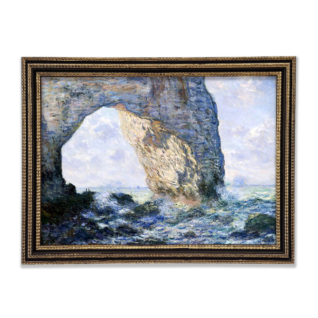 Gerahmtes Wandbild The Manneporte von Monet