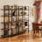 5-Tier Bookshelf, Classically Tall Bookcase Shelf, Industrial Book Rack, Modern Book Holder In Bedroom/Living Room/Home/Office, Storage Rack Shelves For Book