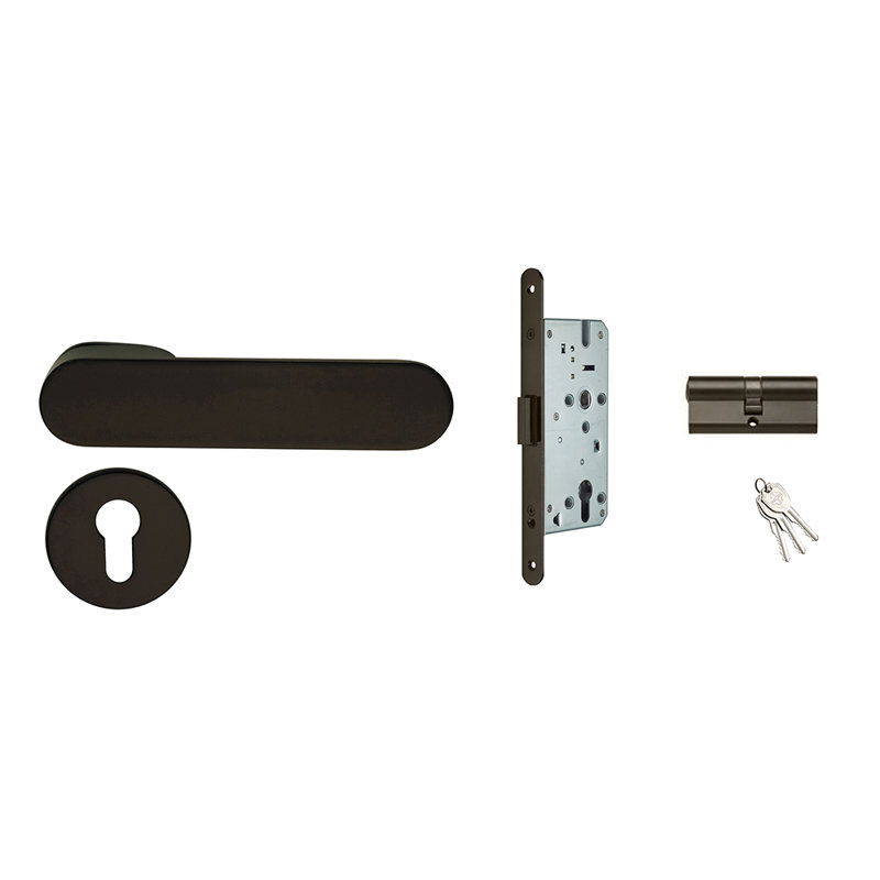 Porte standard en verre, PVC, vinyle et bois, 36 po x 96 po