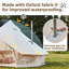 Tente de yourte pour 6 à 10 personnes, tente cloche imperméable 4 saisons, tentes de glamping avec prise de poêle-125397403-125397400