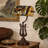 Dragonfly Stained Glass Bankers Lamp With Pull Chain, Bulb Included