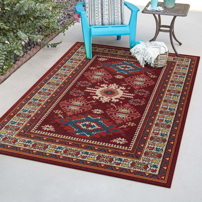 Tapis intérieur / extérieur Loreto Higgin, Rectangle 4 pi 1 po x 6 pi 1 po