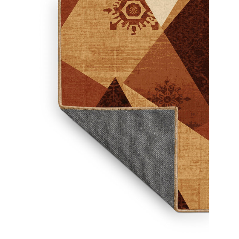 Tapis oriental moelleux moelleux d'inspiration mondiale Ehmann, 3 X 5