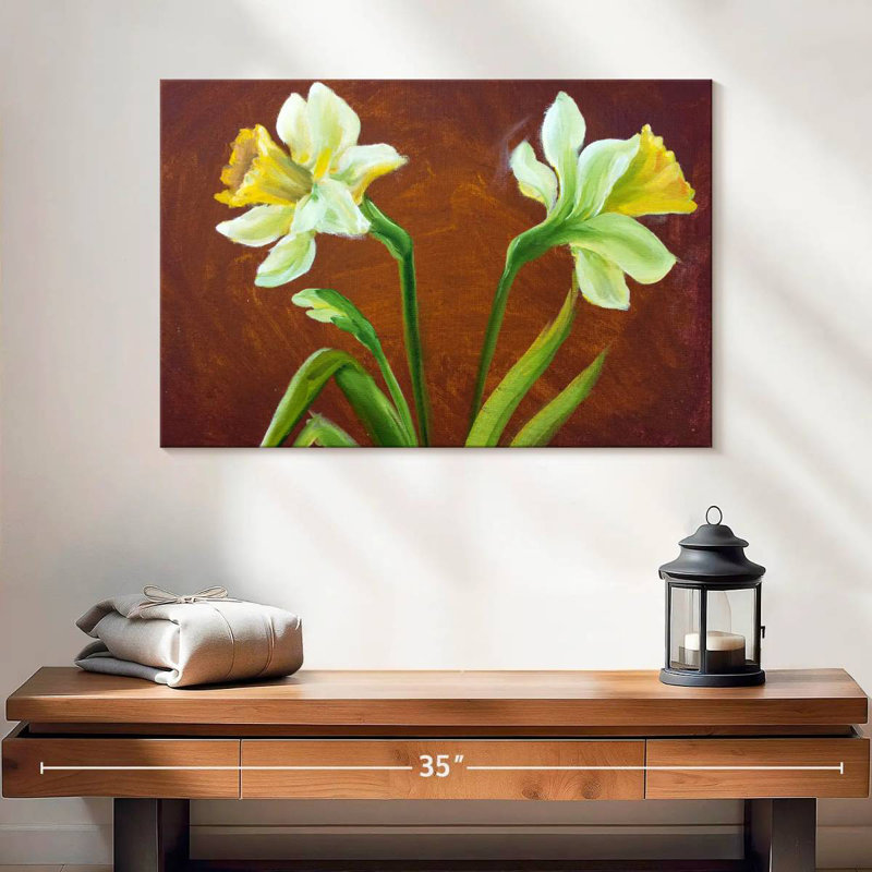 Peinture Harnek Narcissus, H 16 po x l 24 po