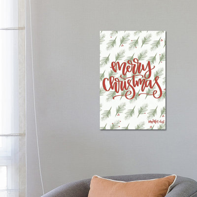 Merry Christmas by Imperfect Dust - Wrapped Canvas Print