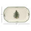 Spode Christmas Tree Rect Scalloped Tray