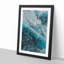Beauty of a Glacier in Abstract - Picture Frame Graphic Art Print on MDF-55685851-55685852