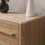 Commode 6 tiroirs avec table en travertin aspect pierre Bramwell l 47,24 po