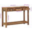 107cm Solid Wood Console Table