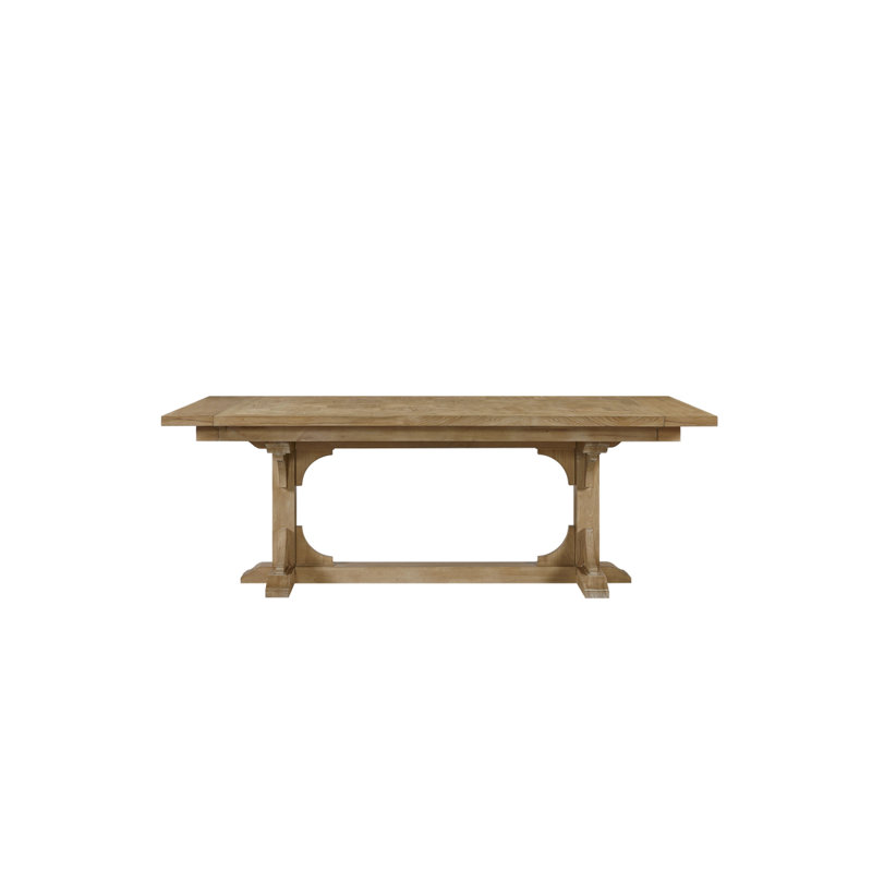 Table à tréteaux - Noix de cajou, H 30,03 po x L 144,03 po x l 44,03 po, Beige