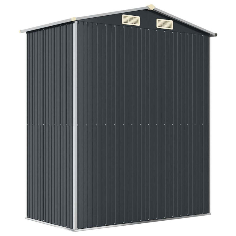 Remise de rangement en acier, Gris anthracite