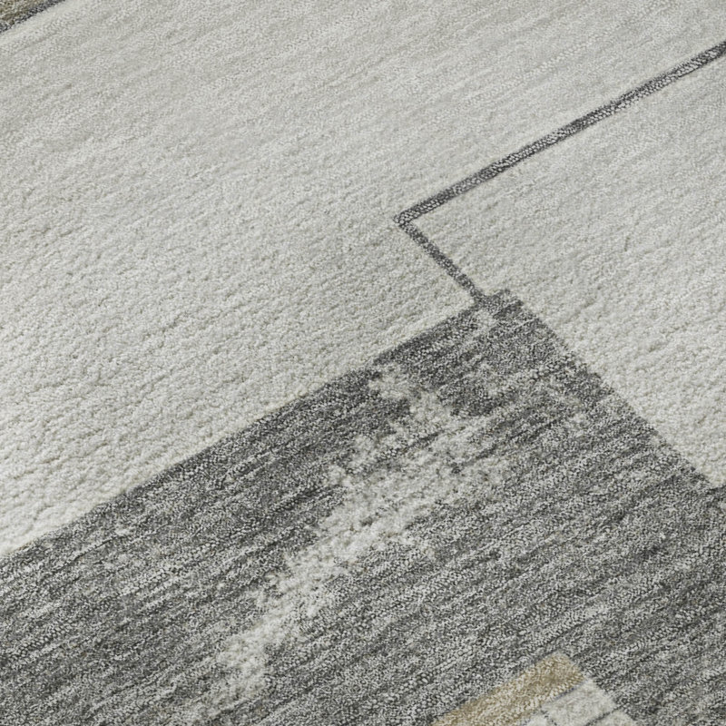 Premium Machine Washable Mehara AMF1695 Geometric Rug, Runner 2'3" x 7'6"