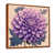 Toile avec cadre flottant brun