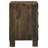 Rustic Golden Brown 2-Drawer Nightstand
