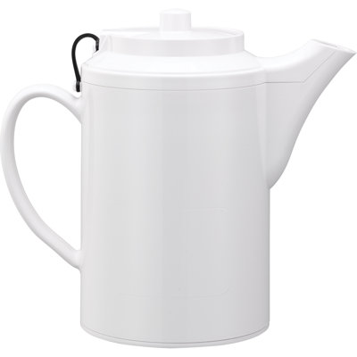 Plastic 16oz Teapot with Tethered Lid