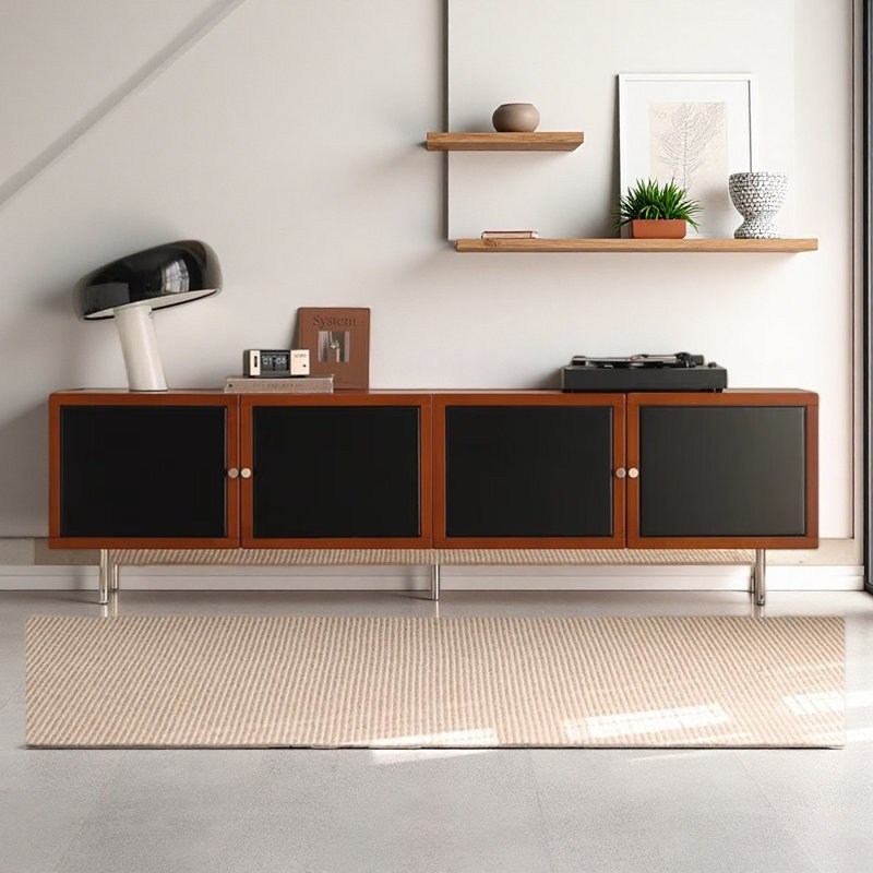 Meuble télé brun moderne et simple