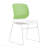 4-Piece Set Modern Stackable Chair, White And Green Color Combination, Polypropylene Seats And Fiberglass Reinforced Backs, Dimensions 18.9 X 19.7 X 34.45 Inches-1898613214