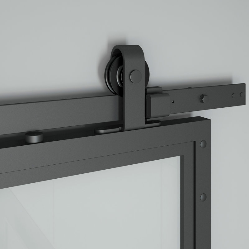 Baarde Sliding Door Hanger Frame Hardware Kit, 400cm