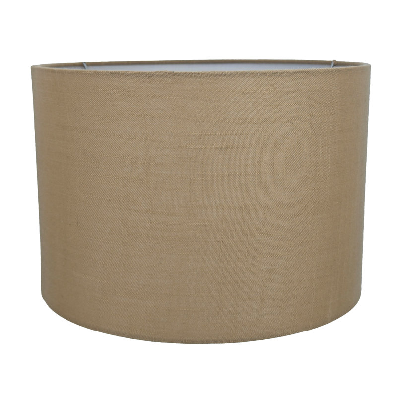 Abat-jour cylindriques 13 po en haut x 13 po en bas x 9 po, Brun