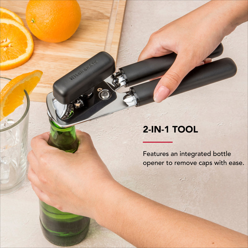 Ouvre-boîte multifonction KitchenAid®, Noir