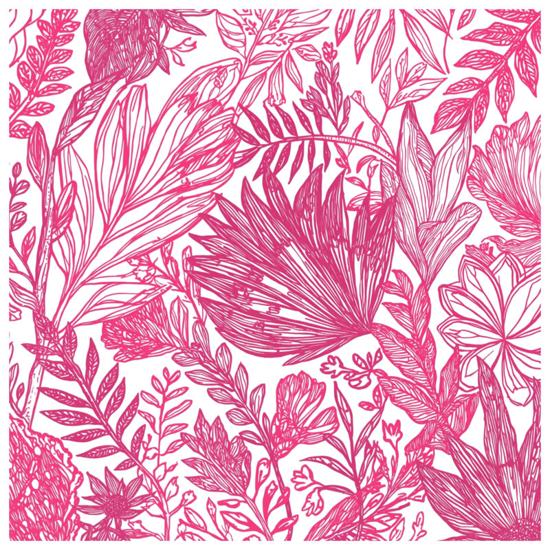 Rideaux de fenêtre à motif floral rose, voilages et voilages à motif floral - 1 panneau, 50 po x 92 po - 1 panneau, Blocage