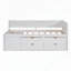 Lit de jour simple polyvalent avec tiroirs et tablettes pour optimiser l'espace-1442610680-1442610681