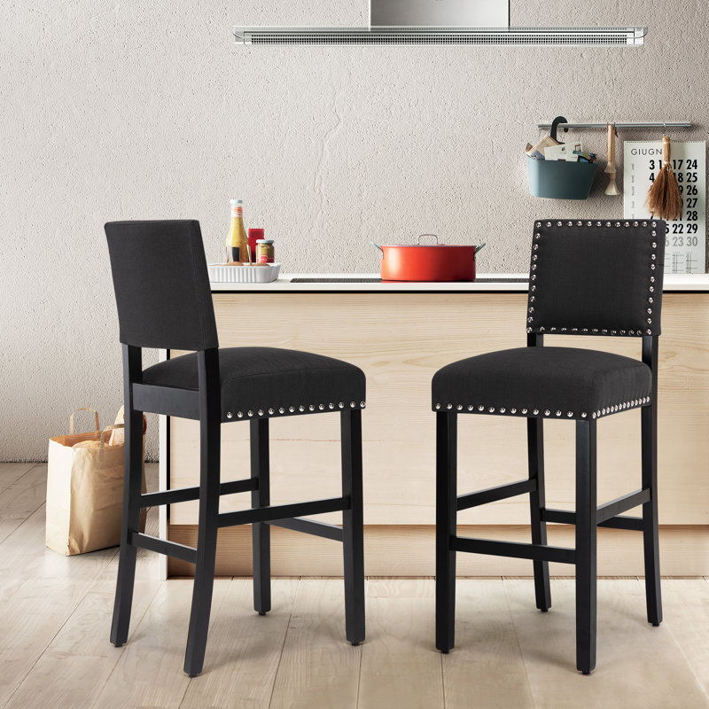 Tabouret de bar Ennu, Gris anthracite