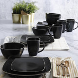 Soho Lounge Stoneware 16 Piece Dinnerware Set