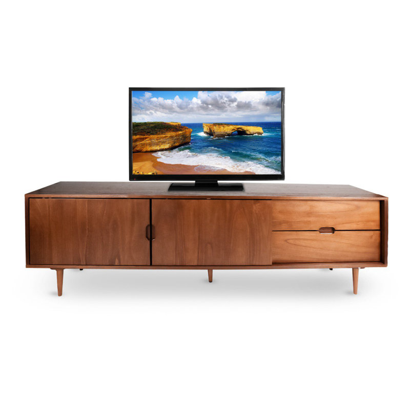 72" TV Stand upto 90 Inch TV for Living Room with Adjustable Shelves,Doors