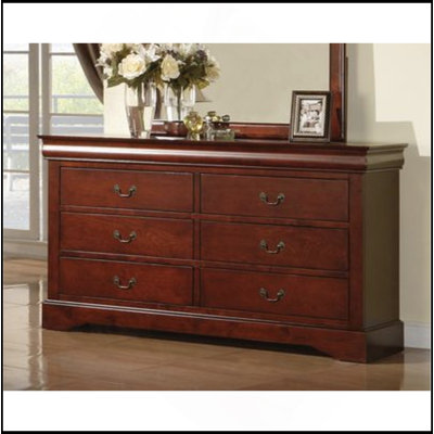 Louis Philippe III Cherry Finish Dresser
