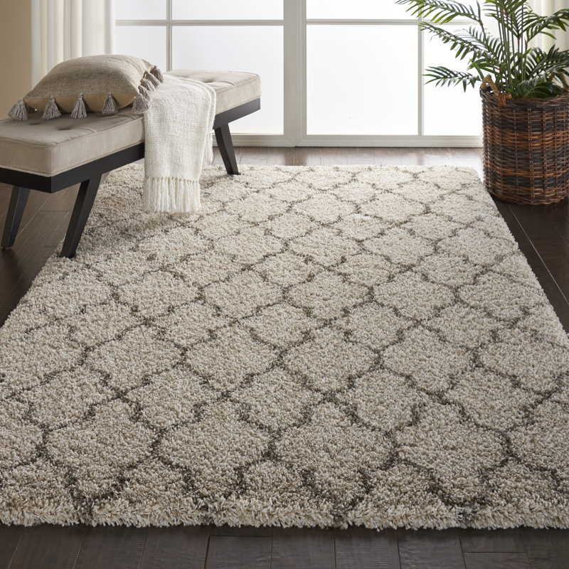 Youn Geometric Indoor Rug, Rectangle 3'11" x 5'11"