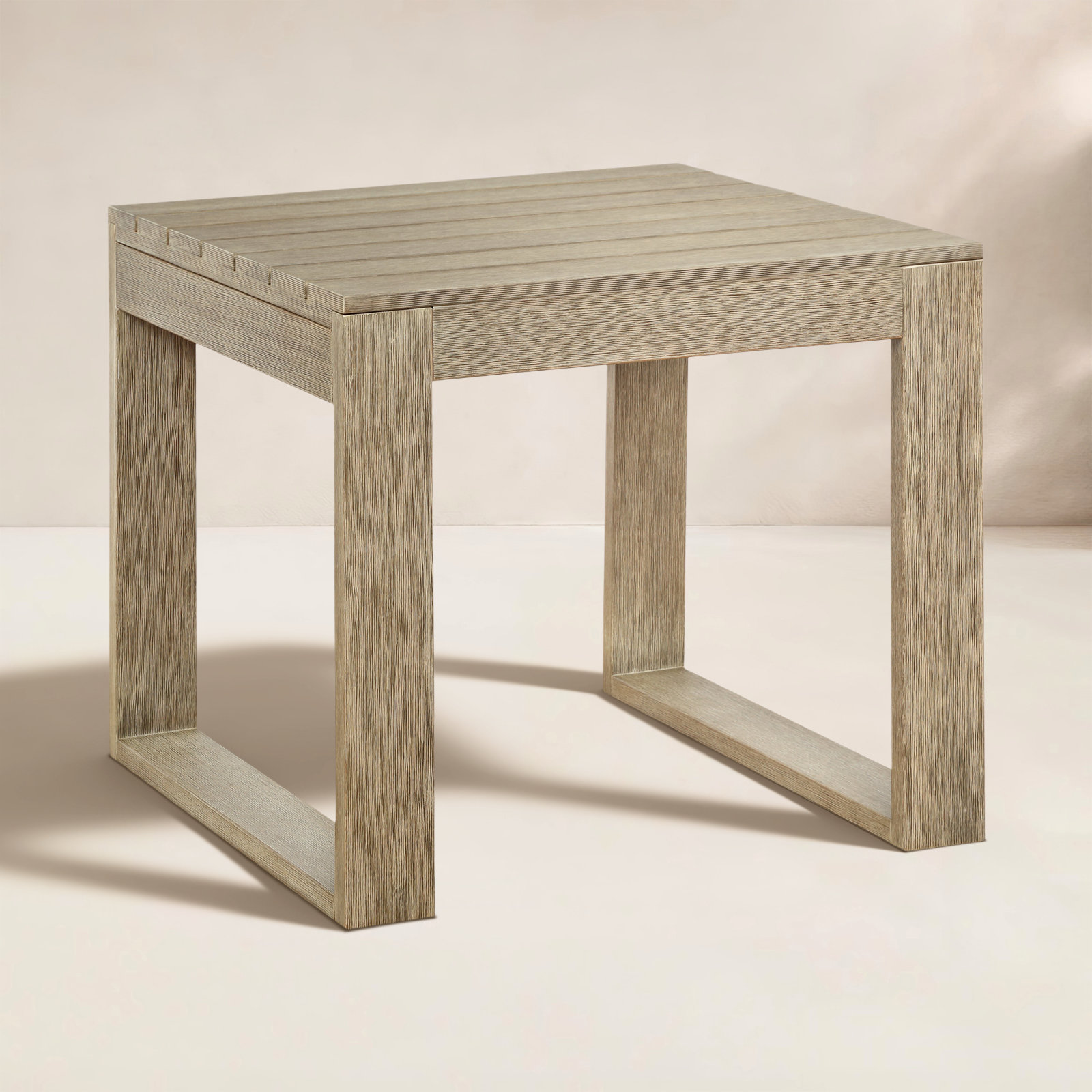 Cove 22" Eucalyptus Patio Side Table