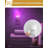Acrylic White Plug-In Night Light With Light Sensor, 3000K+RGB, On/Off Switch, Memory Function