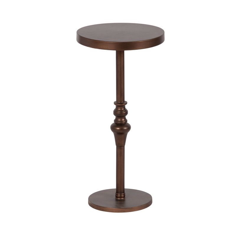 Stratton End Table, Bronze