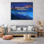 Citation artistique «Le voyage est la destination». Toile tendue par Dan Eldon-1233003235