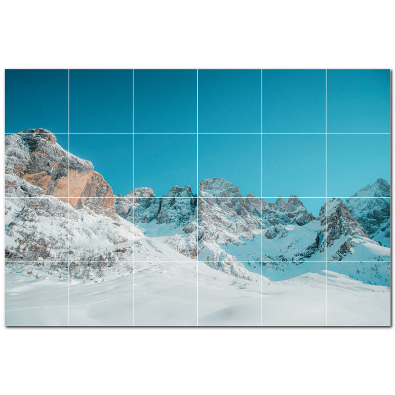 Panneau décoratif en céramique satinée 8 po x 8 po