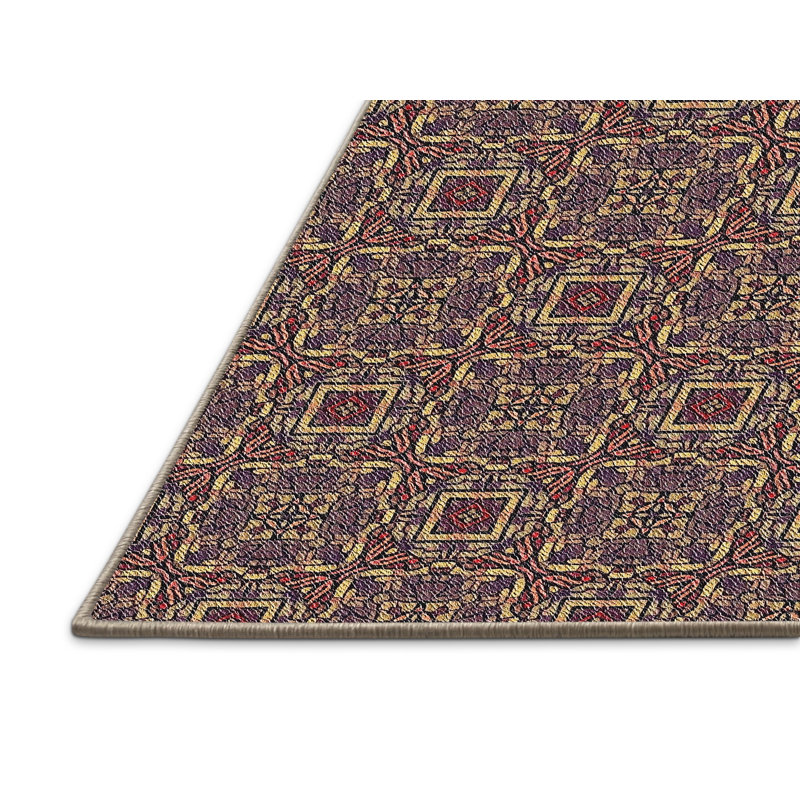 Tapis mauve Power Loom, Rectangle 6 pi x 9 pi