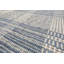 Tapis ivoire en laine tissé à la main et à plat de style contemporain-1325429009