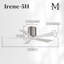 60" Irene 5-Blade Hugger Ceiling Fan with Wall Remote-1087667332-1087667384-1087667390